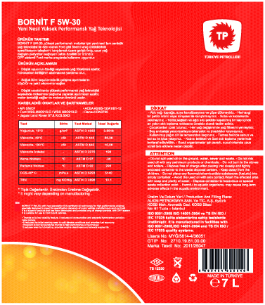 Bornit F label design 8