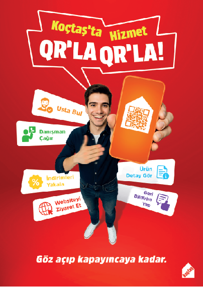 Koçtaş — Koçtaş'ta Hizmet QR'la QR'la!