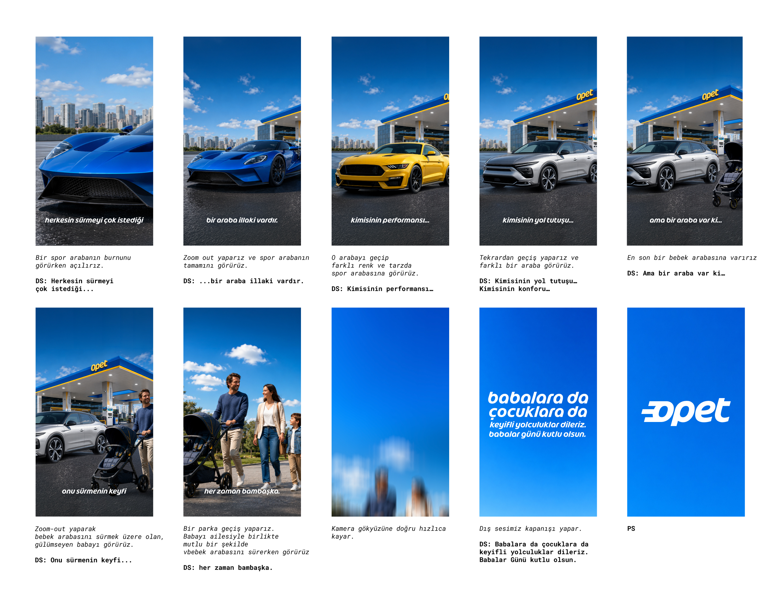 OPET — Babalar Günü storyboard