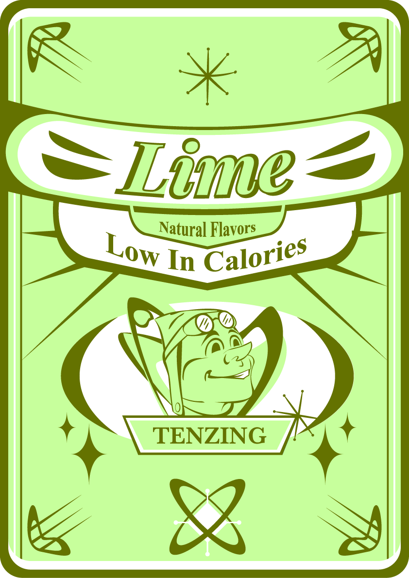 Tenzing Lime — front label
